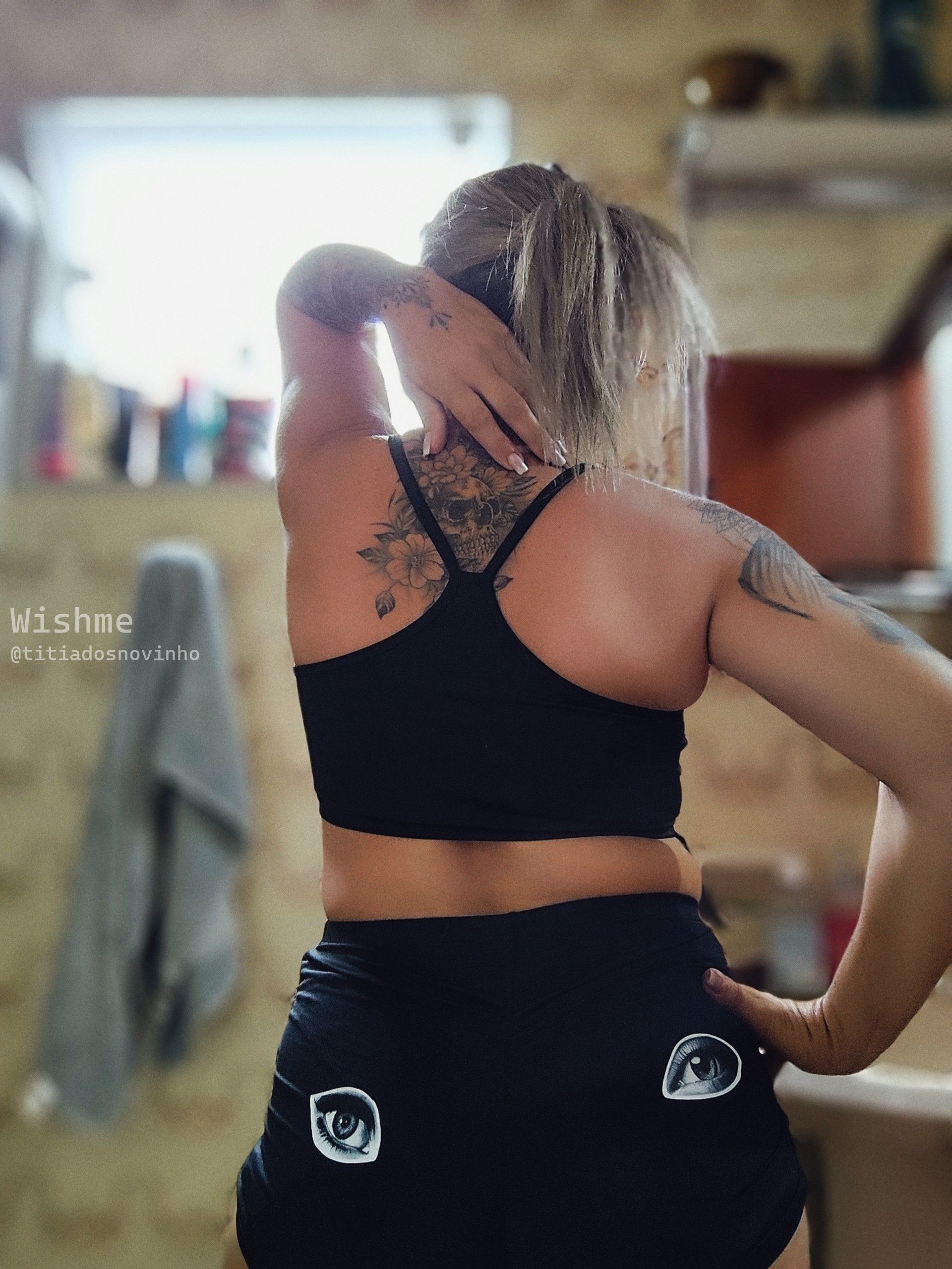 Imagem 1 de 1 - Quer ter seu nome em alguma parte do meu corpo ? 
É só você ser generoso nos mimos $ que a titia faz com o maior carinho para você meu amor ♥️ obs: verificar valores}
